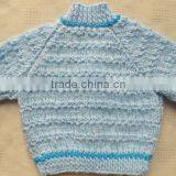 Baby Boy Newborn Sweater Hand Knit Cardigan thumbnail-2