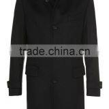 High Neck Men Long Plus Size Winter Wool Coat,Wool Overcoats for Men thumbnail-3