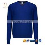 Latest Design Men Blue Cashmere Sweater Pullover Wool Sweater For Men thumbnail-1