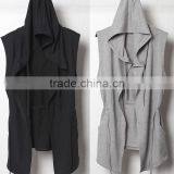 2016 Fashion Custom Full Face Zip Long Knee Length Hoodie thumbnail-4