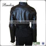 2015 LADIES FASHION LAMB NAPPA LEATHER JACKET,LEATHER GARMENT,LATHER COAT thumbnail-2