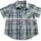 2017 New Model Cotton Plaid Button-Front Kids Boys Casual Shirts thumbnail-1
