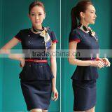 Wholesalse Made in China Suits for Sexy Airline Stewardess Uniform thumbnail-6