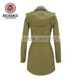 2016 Women's Fashion Spring Ventile Cotton Slim Parka Jackets Women Trench Coat for Wholesale Clothing thumbnail-2