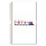 Econo Side Bound Spiral Note Pad. Cover Comes in Various Colors and With Your One Color Logo. thumbnail-1