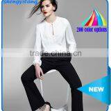 2015 Fashion Long Sleeve Women Dress Shirts With Good Quality W-5 thumbnail-1