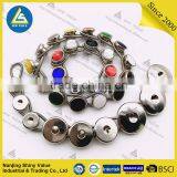 Designed for Overweight Metal Button Collar Extenders in Different Colors Crystal Bordered in High Tension