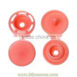 Resin Snap Fastener Set Buttons Scrapbooking Round Orange-Red 11mm x 4mm 12mm x 4mm 12mm x 6mm 12mm x 6mm,300Sets,Bulk thumbnail-1