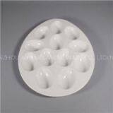 Easter Day Use Dinnertable Oblong Plain Color Plastic Melamine Egg Plate thumbnail-1