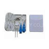 Waterproof 2 Port Wall Mount Fiber Termination Box Telecommunication Networks