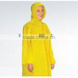 Disposable Yellow/orange/white PE Rain Coat/PVC RAINCOAT For Adult thumbnail-1