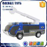 Newest Kids Police Truck Electric Friction Toy With Light and Music