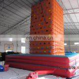 Rockwall climbing mountain/ Hot seller inflatable climbing wall from TOP/exciting outdoor sport games