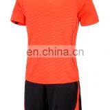 2016 Top Sale Men Sublimation Orange Color Soccer Uniform Design thumbnail-1