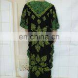 African Muslim Women Butterfly Sleeve Kaftans Dress thumbnail-5
