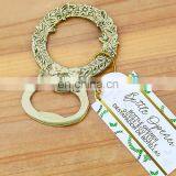 Wedding Party Souvenirs Vintage Gold Garland Shape Design Beer Bottle Opener Wedding Gift For Guests thumbnail-4