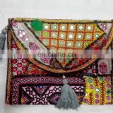 party Clutch bag fashion bag 2016 ladies handbag boho bag banjara bag india mirror work bag wholesale