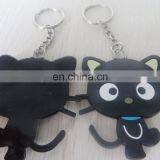 2016 High Quality Personalized Cute Cat Pvc Key Ring for Wholesale thumbnail-5