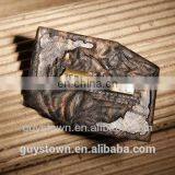 Custom Private Brand Jeans Genuine Leather Patch With Metal Logo thumbnail-3