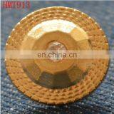 Gold Metal Fashioin Acrylic Rhinestone Buttons