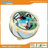 Graceful and Exquisite Ladies Compact Metal Pocket Mirror thumbnail-6