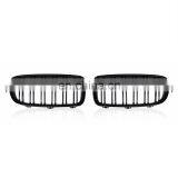 Двойные передние килевые флюги для решетки радиатора BMW F30. Цвет решетки радиатора - глянцевый черный. Решетка радиатора для BMW F30, F31 с 2012 года выпуска, 3-й серии: 320i, 328i, 335i, 335i thumbnail-1