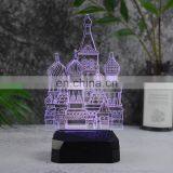 Kids Bedroom Decoration 3D Lamparas Led Illusion Night Light ABS Rechargeable Base Lamp thumbnail-4