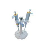 Adjustable Plastic Material Single Channel Round Holder Pipette Stand thumbnail-2
