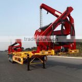 Sea port Side Self-loading Shipping container trailer