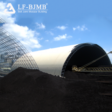 LF Galvanized Space Frame Coal Bunker Steel Structure Coal Storage Shed Building thumbnail-5