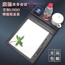 Meeting Clipboard Legal Size Leather Documents Notepad Holder With Pen Holder thumbnail-1