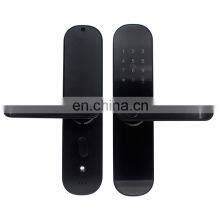 Tuya Smart APP Smart Door Lock With Fingerprint Unlocking Multi-function Smart Wifi Door Lock Smart Door Lock