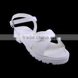2016 New Modern Beautiful Summer New Design Girl Buckle Ankle Sandals Whole White thumbnail-3