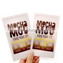 Custom Printed heat seal energy bar packaging bags with tear notch