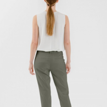 Ladies' 100%silk Sleeveless Top thumbnail-2