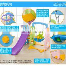 Kids Indoor Plastic Slide Rabbit Design Ball Pool and Indoor Small Slide for Sale Children's Plastics Sliding Toys Blowing thumbnail-2