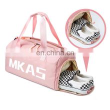 Custom Small Duffel Bag for Sports Mens Women Gym Bag With Shoe Compartment
