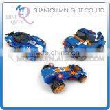 Mini Qute DIY Boys F1 Fast Racing Car Motorcycle Kart Action Figure Plastic Model Building Block Brick Educational Toy NO.25621