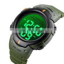 Woman Waterproof Watch Skmei Wholesale Cheap Watch Analog Stopwatch 1560 Sport Wristwatch Men 12/24 Hour thumbnail-1