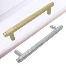 Factory Selling Cabinet Door Knurled Handles Furniture Kitchen Drawer Brass Pull Handle thumbnail-1