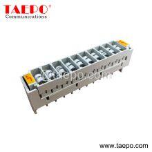 Sample Free 10 Pairs 3 Pole Over Voltage Krone LSA Protection Magazine With GDT Arrester From China Factory TAEPO