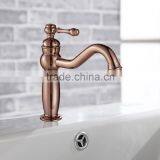 Solid Brass Rose Golden Classical Basin Faucet BNF032BH thumbnail-4