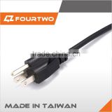 Made in Taiwan nema 5-15p plug socket power cord