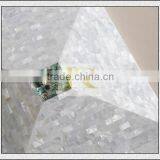 Chinese Popular 10*10mm Seamed Square Freshwater River Shell Mosaic Tile With Own Quarry & CE Certificate