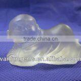Smoky Quartz Carved Budda thumbnail-1