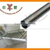 Handrail for Outdoor Stair Steps in Stainless Steel Pipes
