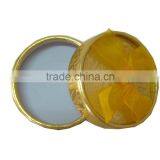 Gold Round Gift Box With Ribbon Design thumbnail-1