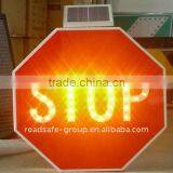 Solar Traffic LED Broad for "STOP"