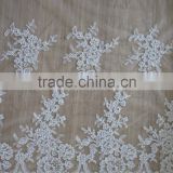 china factory lace fabric sequin embroidery beaded lace fabric for wedding dress