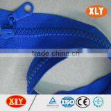 Fashion Cloth Zipper , Blue Open End Plastic Zipper thumbnail-2